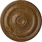 Ekena Millwork Devon Ceiling Medallion (Fits Canopies up to 3 5/8"), 15 3/4"OD x 1 1/2"P, Smokey Topaz Crackle CM15DESTC - alternate 1